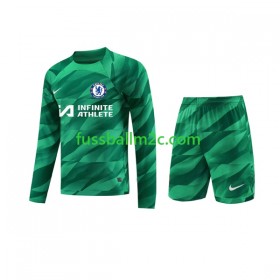 Fußballtrikots Chelsea Torwart Kinder Ausweich Trikotsatz 2023-2024 Langarm